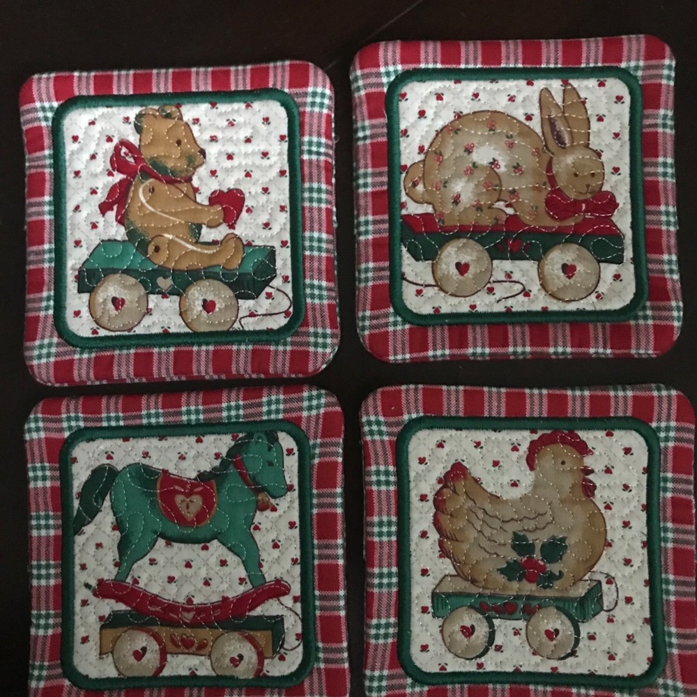 Country Christmas Coaster